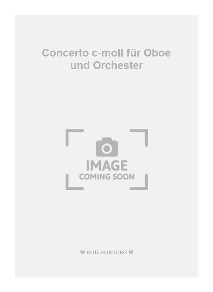 Concerto c-moll für Oboe und Orchester
